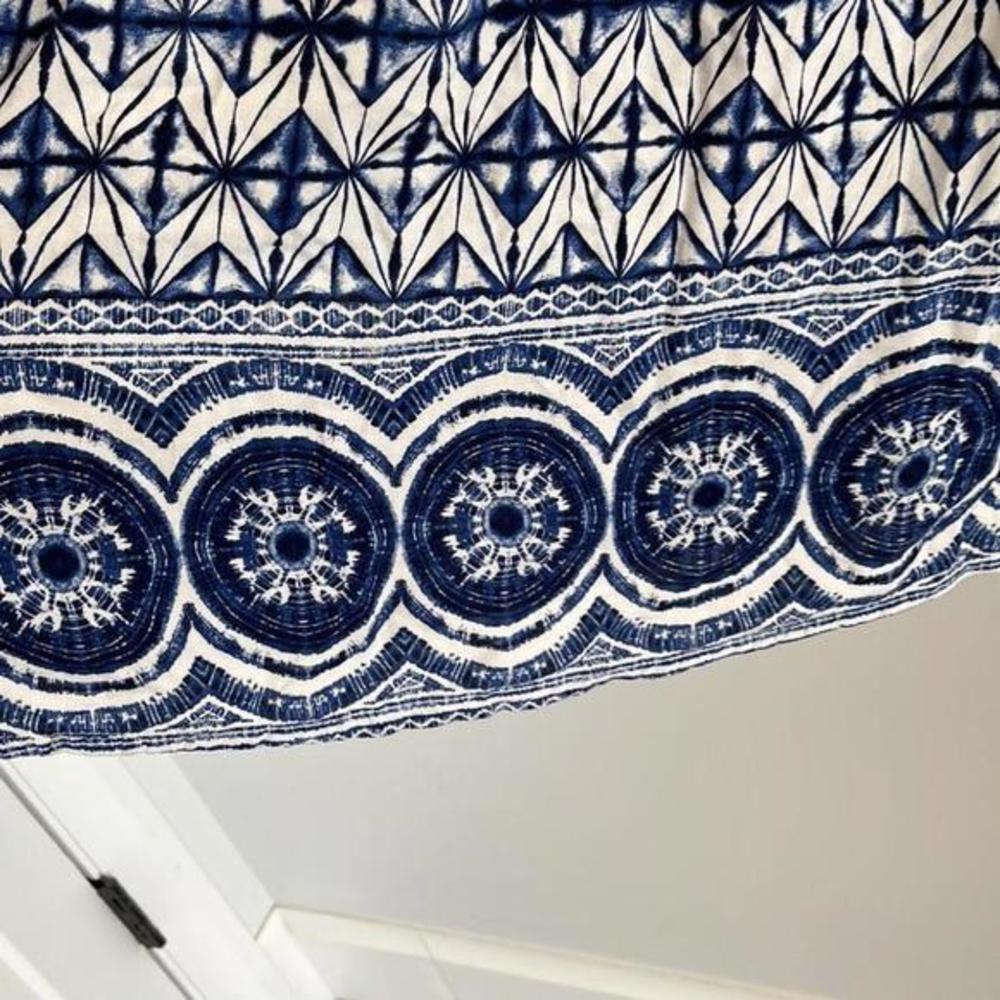 Roxy blue eyelet‎ dress open bell sleeves - Picture 7 of 9